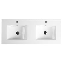 Laulea 1200mm Wall Hung Double Vanity with Ceramic Countertop
